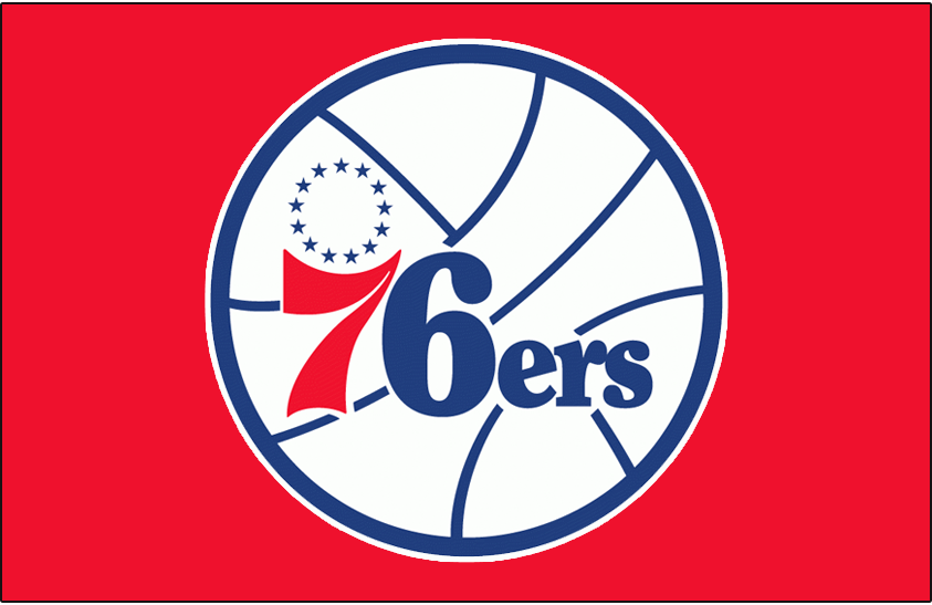 Philadelphia 76ers 1977-1997 Primary Dark Logo iron on transfers for clothing